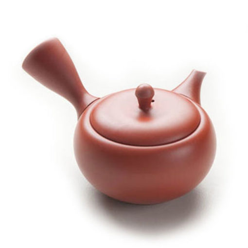 Red Tokoname Tea Pot