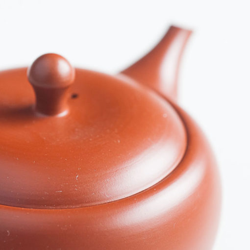 Red Tokoname Tea Pot Lid